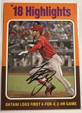2019 Topps Archives - High Number 1975 Highlights Design Shohei Ohtani #316
