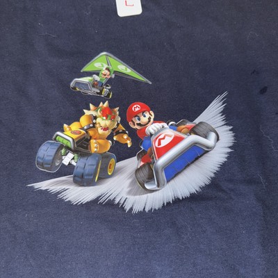 Custom DTF Youth T Shirt - Nintendo Mario Kart - Mario Bowser and Luigi Racing