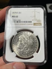 1878-S NGC MS62 Morgan Silver Dollar
