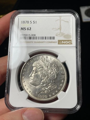 1878-S NGC MS62 Morgan Silver Dollar
