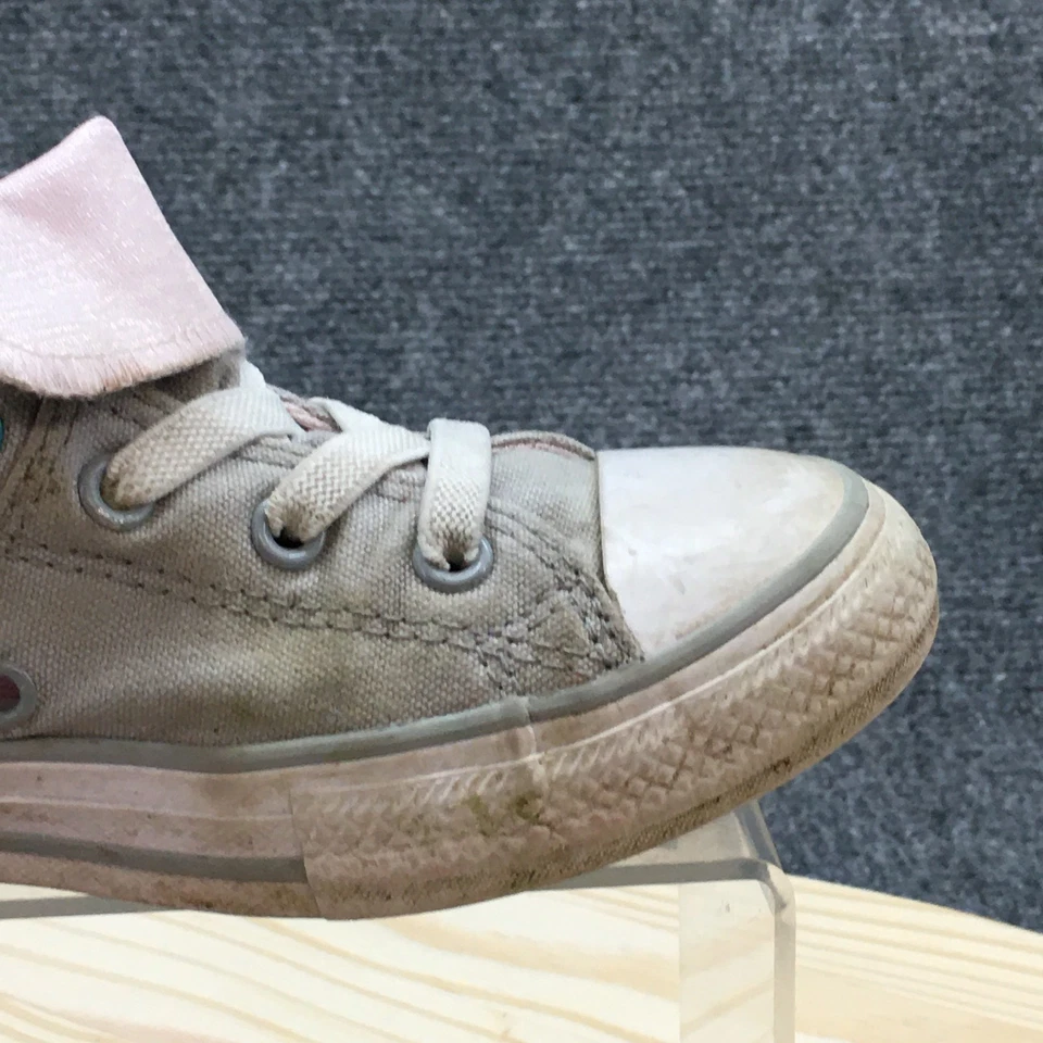 Tênis Converse Shoes Junior 2 Chuck Taylor All Star língua dupla cinza 665988F - Imagem 2 de 4