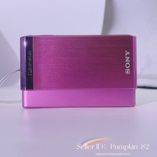 Sony Cyber Shot DSC-T90 12.1MP 4x Zoom Digital Camera Pink English Touchscreen