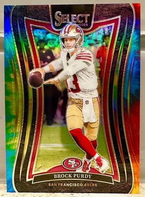 JERSEY NUMBER MATCH! 2024 Panini Select Brock Purdy #390 Tie-Dye 13/25! 49ERS!