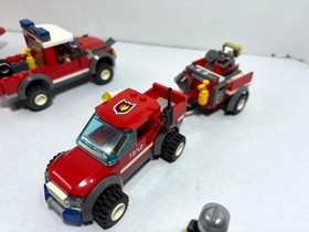 LEGO city: fire LOT: Fire Helicopter 7206 + Off Road Fire Rescue 7942