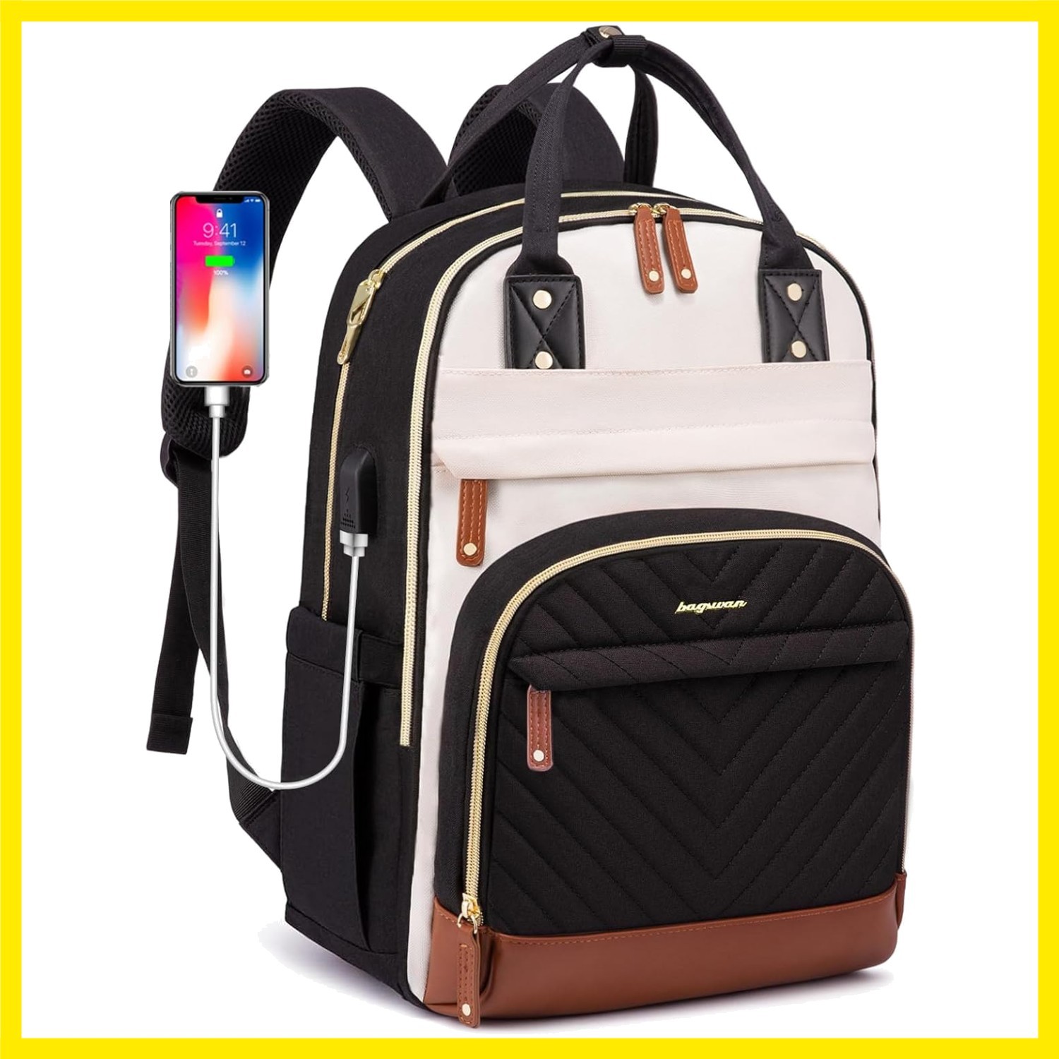 For Women College Bookbag - 17.3 Inch Fashion Travel Work Bag...