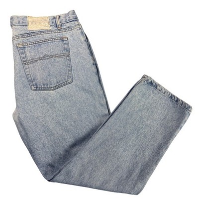 Vintage Bugle Boy Jeans Mens 36x28 Blue Denim High Rise 705 90s
