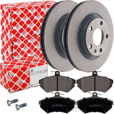 febi BREMSSCHEIBEN Ø280mm + BELÄGE VORNE für VW PASSAT 3B AUDI A4 B5 PR=1LZ, 1ZJ