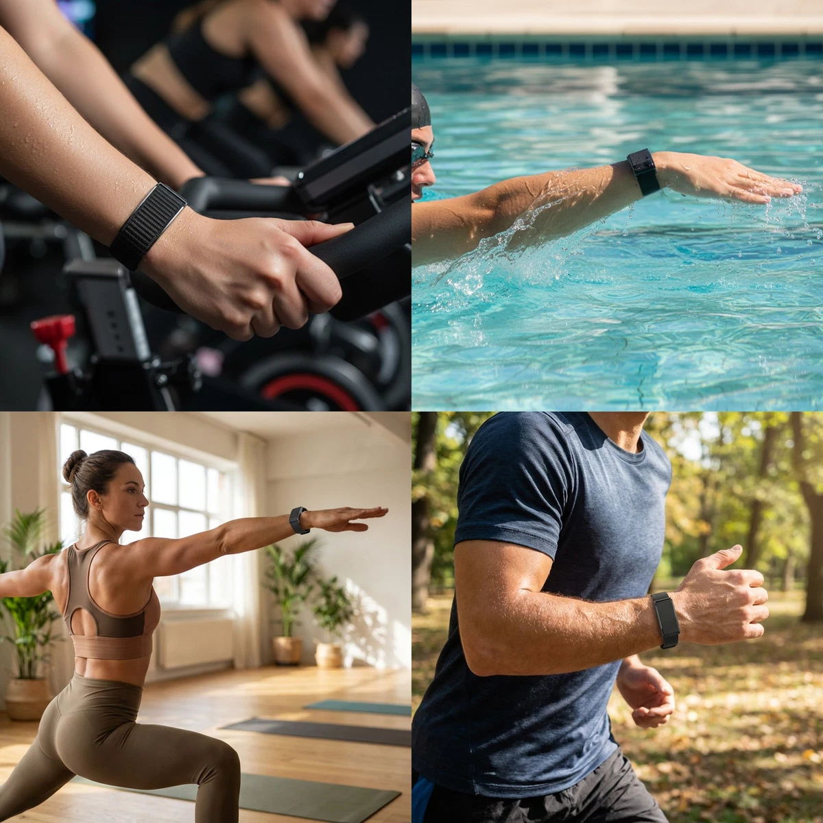 Northpoint Smart Band Fitness Tracker Wasserfest Herzfrequenz Schlaf 100+ Sport