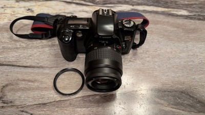 Canon EOS Rebel X S 35mm ~ SLR Film Camera w/ Canon Zoom 35-80mm Lens w/ Haze-1 