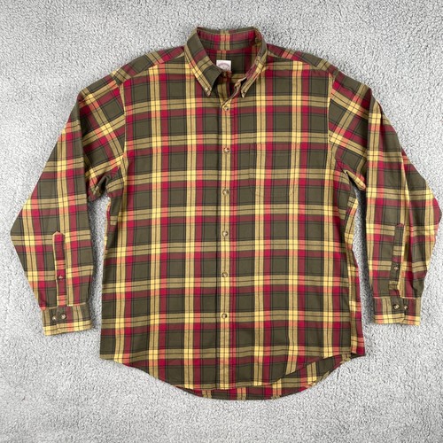 Brooks Brothers Shirt Mens L Multicolor Plaid Long Sleeve Button Up Flannel - Picture 2 of 11