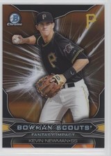 2015 Bowman Draft Scouts Fantasy Impact Refractor Orange 19/25 Kevin Newman 0c6