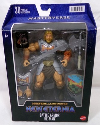 MOTU Masterverse 40th New Eternia Battle Armor He-Man 7'' Figure Mattel New 2022