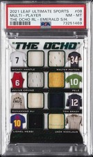 JACK NICKLAUS/JULIUS ERVING/LIONEL MESSI/MICKEY MANTLE/MUHAMMAD ALI/PEL... PSA 8