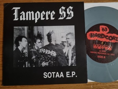 Tampere SS   Sotaa E.P.2005 Havoc Records Grey Vinyl Punk US Pressing