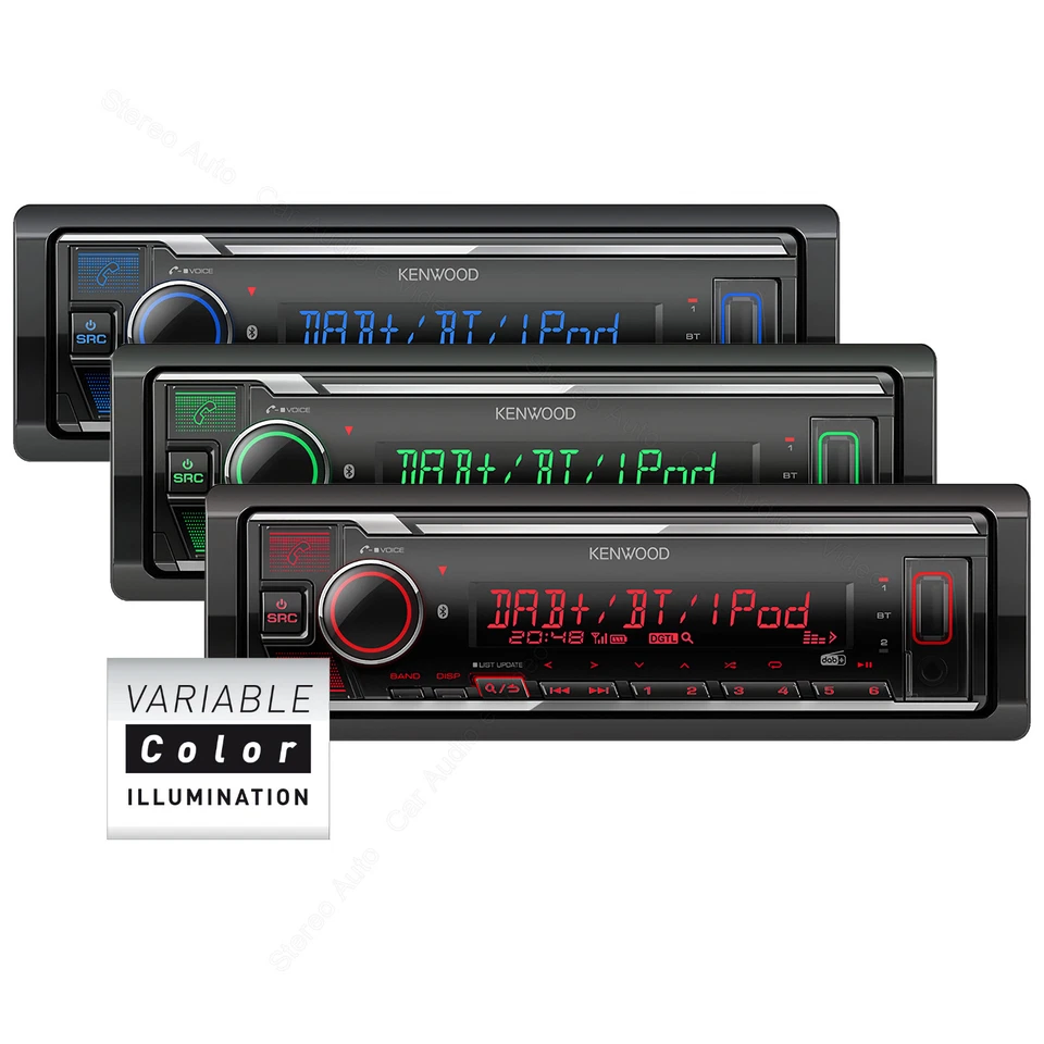 Autoradio Bluetooth DAB Stereo Auto 1 din CD USB Aux-In Uscite RCA Subwoofer Mp3 - Immagine 4 di 4