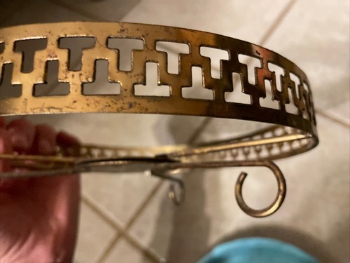 Relish Vassoio Vintage Made in California Metal Caddy USA Turchese - Foto 6 di 7