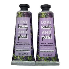 2X Love Beauty And Planet Hand Cream Lotion Argon Oil Lavender Vegan 1 fl oz