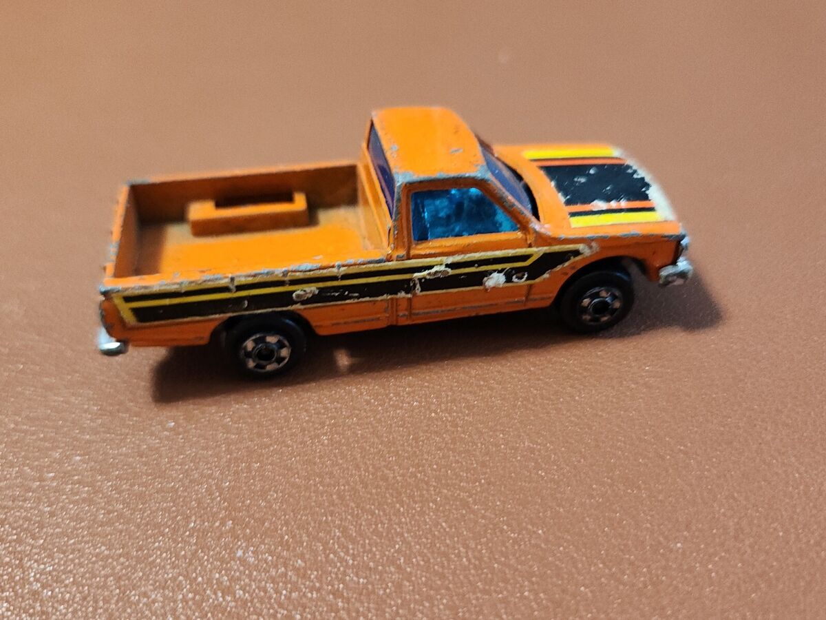 Vtg Zylmex Zee Toys P319 1:64 Datsun Pickup Truck Orange Vtg Zylmex Zee Toys P319 1:64 Datsun Pickup Truck Orange