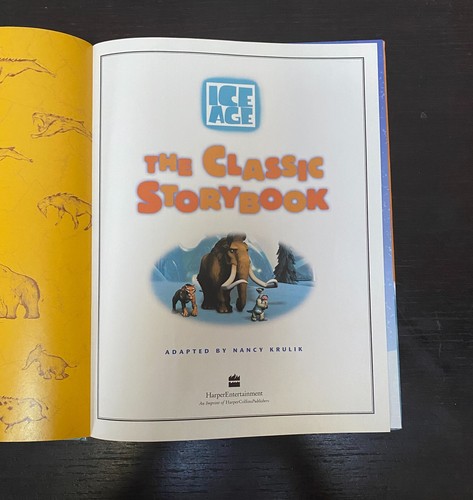 Ice Age The Classic Hardcover Book Nancy Krulik 2002 - Picture 2 of 6