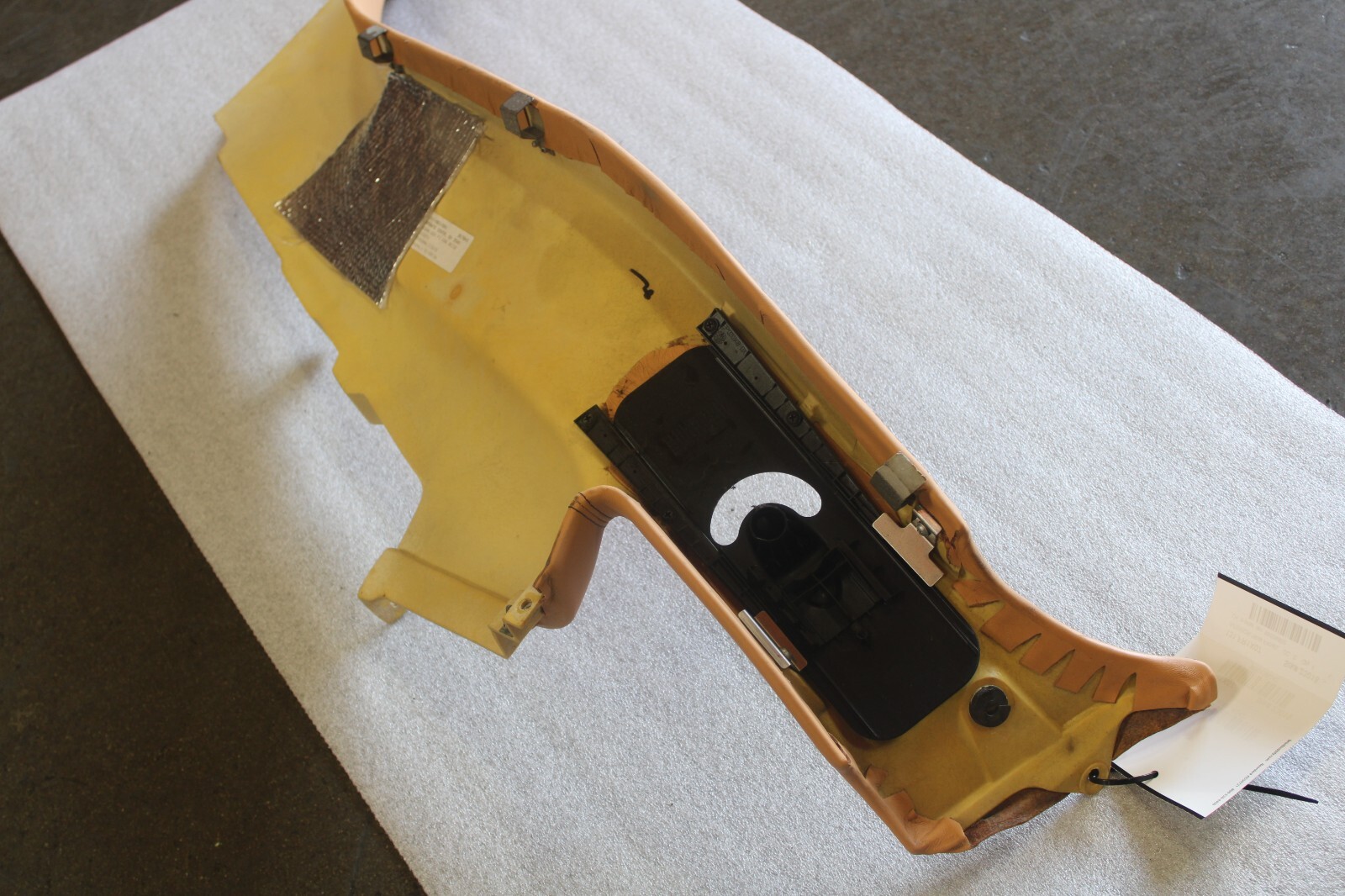 Ferrari 599 GTB, LH, Left, B-Pillar Interior Trim Panel, Dmg, Used, P/N 68556900