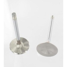 Elgin Exhaust Valve Set Hpv-4q8 .3415 X 4.910 X 1.6 Stainless For Sbc 8pcs