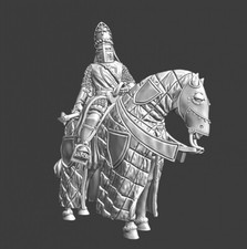Northern Crusades Miniatures Medieval Mounted Warrior Bishop Crusader Cavalry 3D