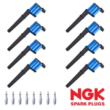 8 Performance Ignition Coil & NGK Iridium Spark Plug for 05-06 Ford GT 5.4L V8