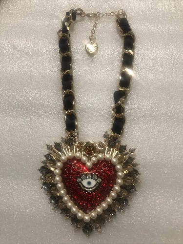 Betsey Johnson Evil Eye Rhinestone 
