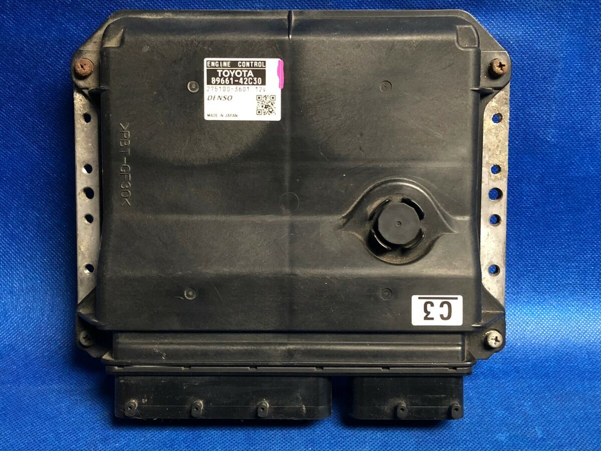 06 TOYOTA RAV4 ECM ECU MODULE PCM 89661-42c30 DENSO 275100 06 TOYOTA RAV4 ECM ECU MODULE PCM 89661-42c30 DENSO 275100