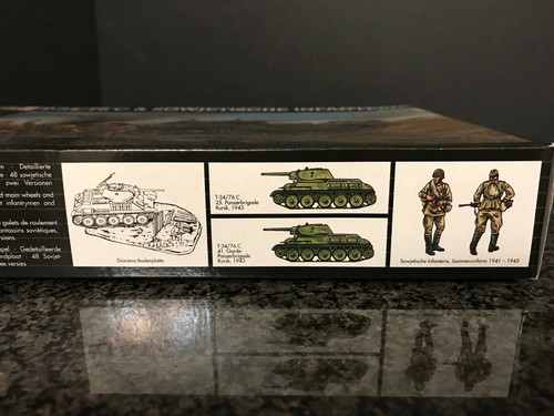 ✰SHIPS FREE/US✰ T-34/76 C & Soviet Red Army Infantry 1/72 Revell/MATCHBOX - Picture 3 of 10