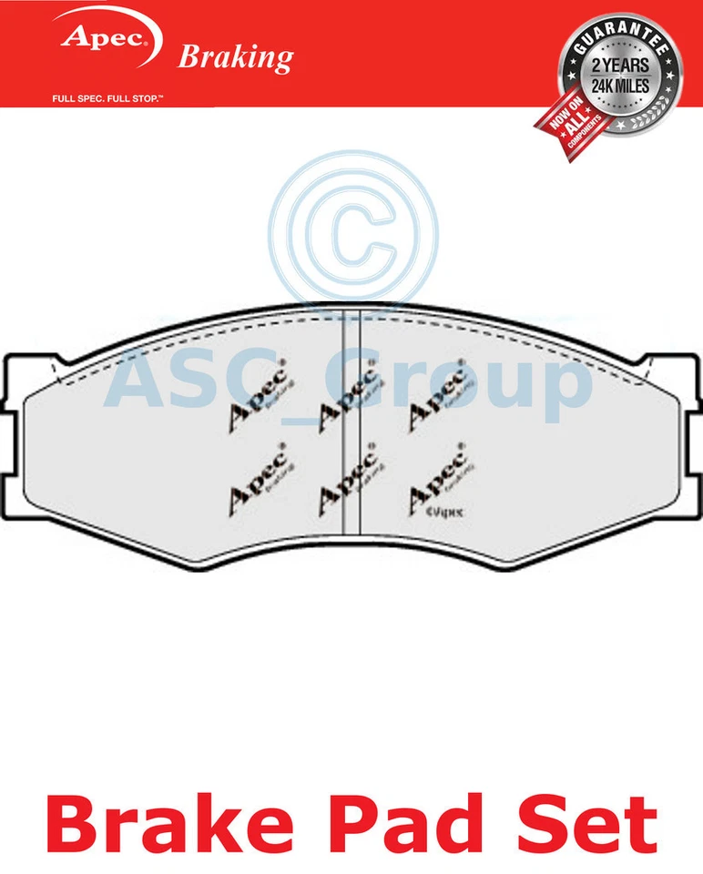 Jeu De Plaquettes De Frein Avant Apec Qualité OE Remplacement PAD461 - Photo 1/1