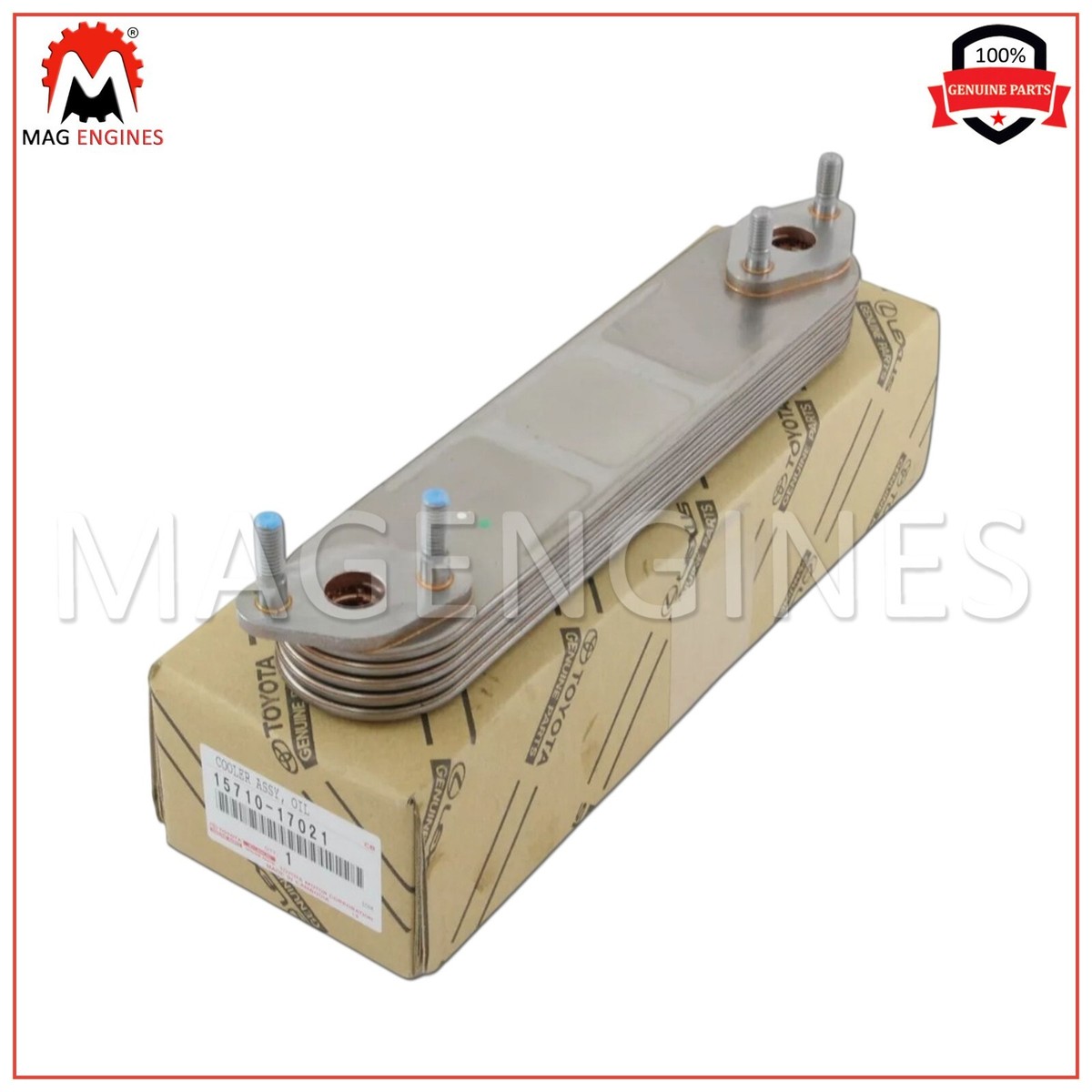 15710-17021 GENUINE OEM COOLER ASSY, OIL 1HZ 1HD-FTE FOR LAND