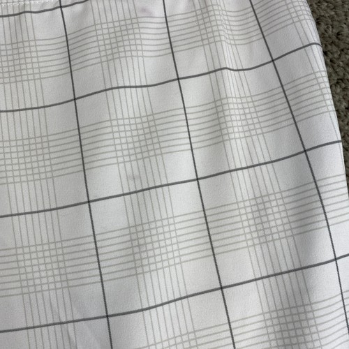 Grand Slam Golf Shorts Men's Size 40 White Checkered Flat Front Polyester Blend - Picture 5 of 9