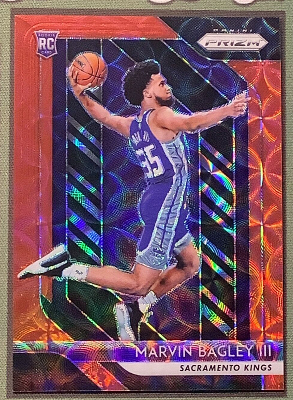 MARVIN BAGLEY 2018/19 PANINI PRIZM RC CHOICE RED PRIZMS #/88