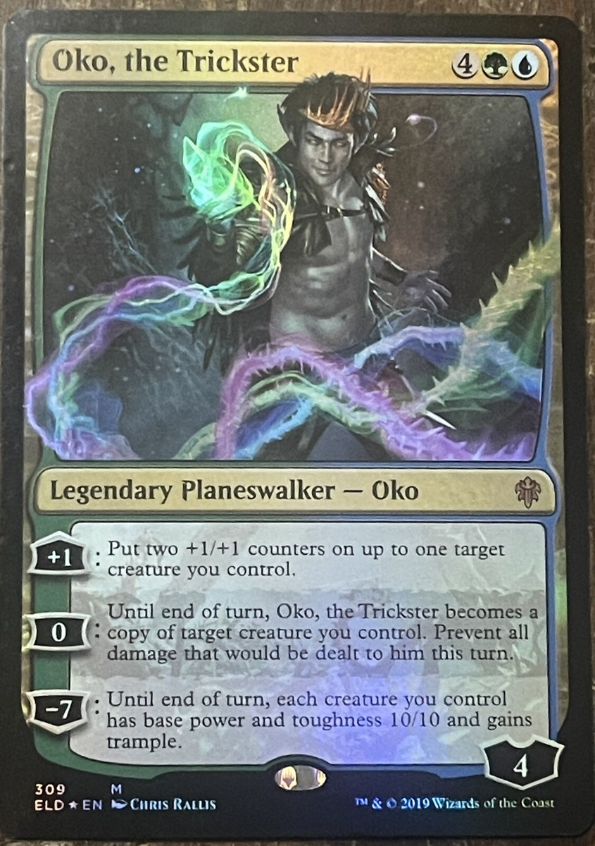 MTG Oko, the Trickster Throne of Eldraine 309 Foil Mythic | eBay