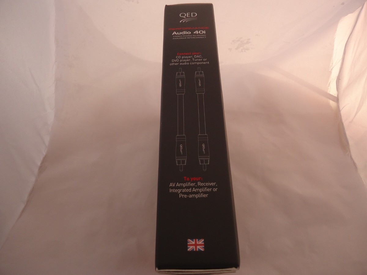 QED QE6111 Performance Audio 40i - RCA to RCA - 0.6m (1.9