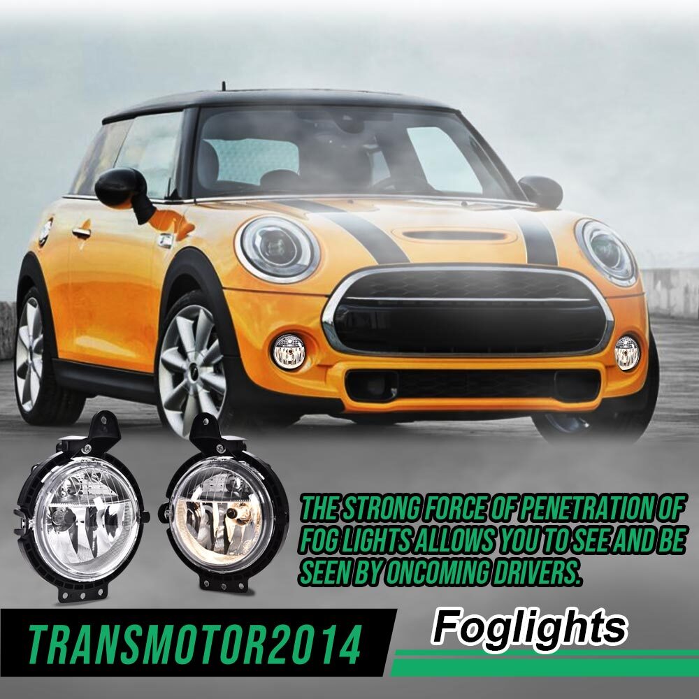 Fit For 2007-2015 Mini Cooper R55 R56 R57 R58 Pair Front Fog Lights ...