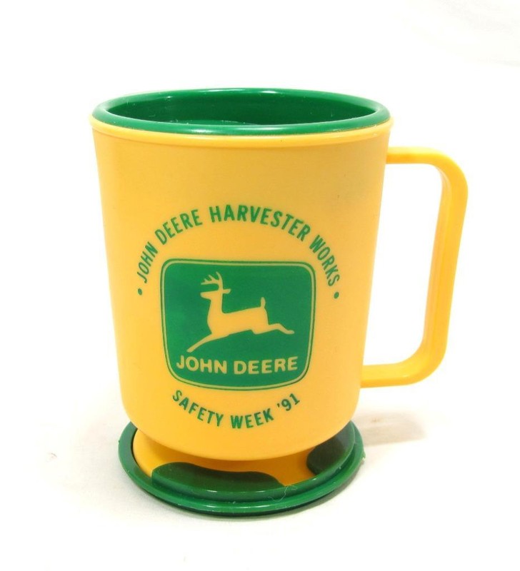 VTG John Deere Harvester Works Safety Week 91 Cup Mug Travel Employee