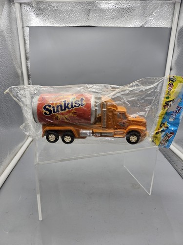 Orange Sunkist Can Toy Trucks Plastic Sealed in package - Picture 6 of 8
