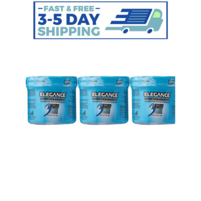 3X Elegance 3 Triple Action Styling Hair Gel, Blue, 500 ml