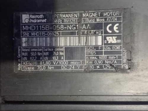 1pc used MHD115B-058-NG1-AA by DHL or Fedex - Afbeelding 2 van 4