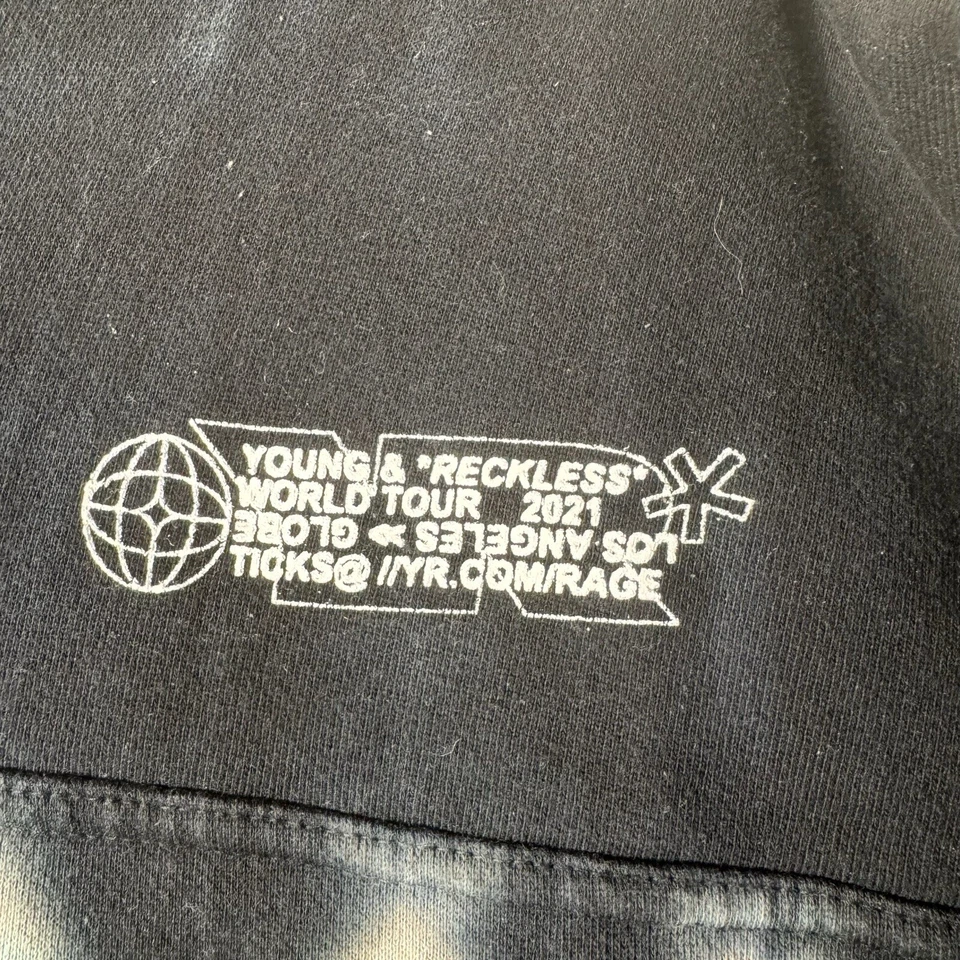 Sudadera con Capucha Young and Reckless World Tour Tie Dye Estampado Completo XL Foto 4 de 4