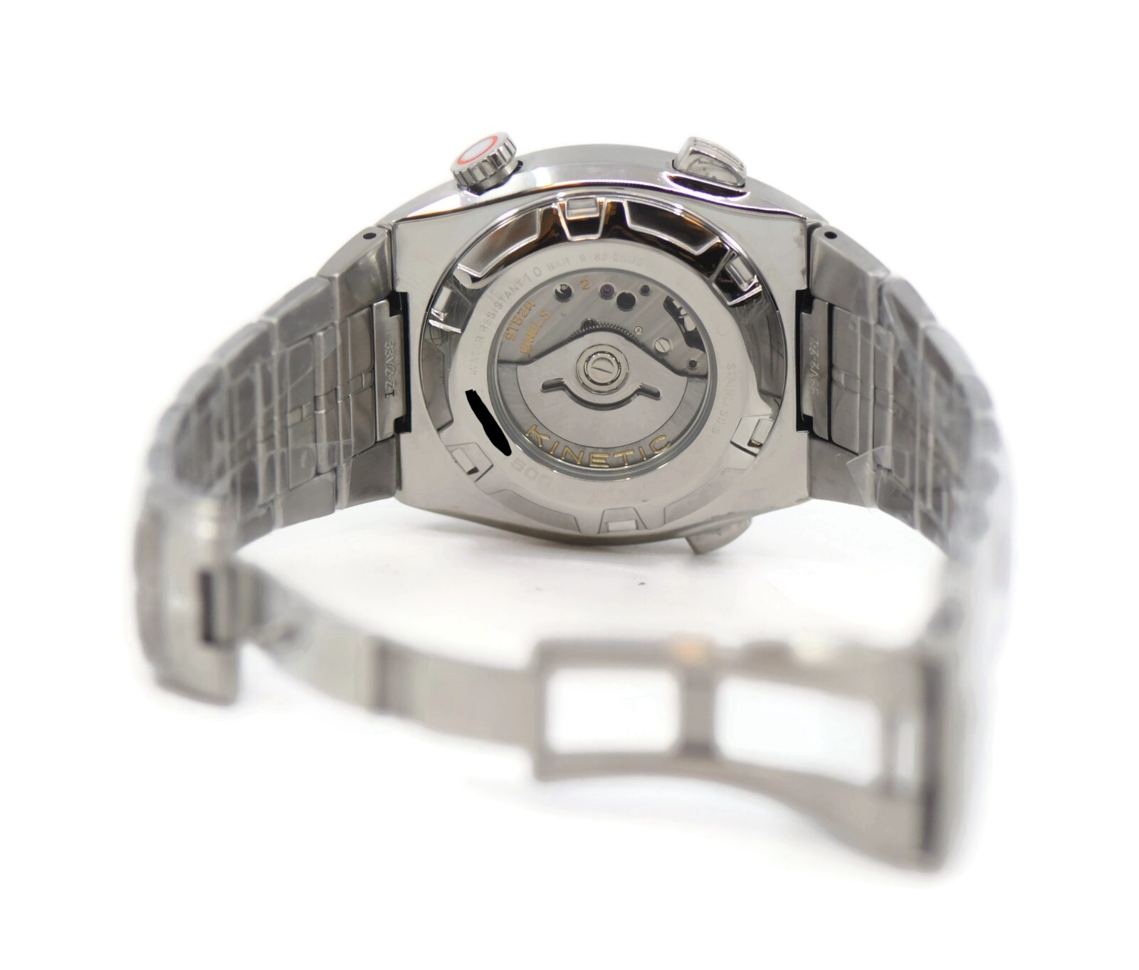 Seiko Sportura Kinetic Chronograph Stainless Steel Watch SLQ017