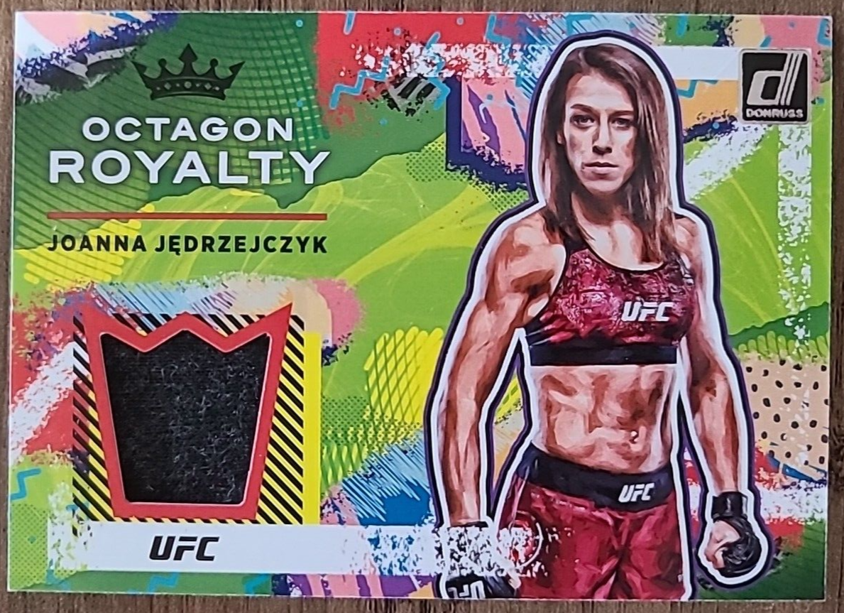 2022 Panini Donruss Optic UFC Joanna Jedrzejczyk Octagon Royalty Relic #OR-JJK