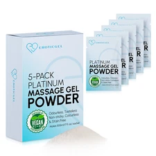 Nuru Massage Powder Gel - Makes 500ml Thick Gel - MADE IN JAPAN - Glycerine Free