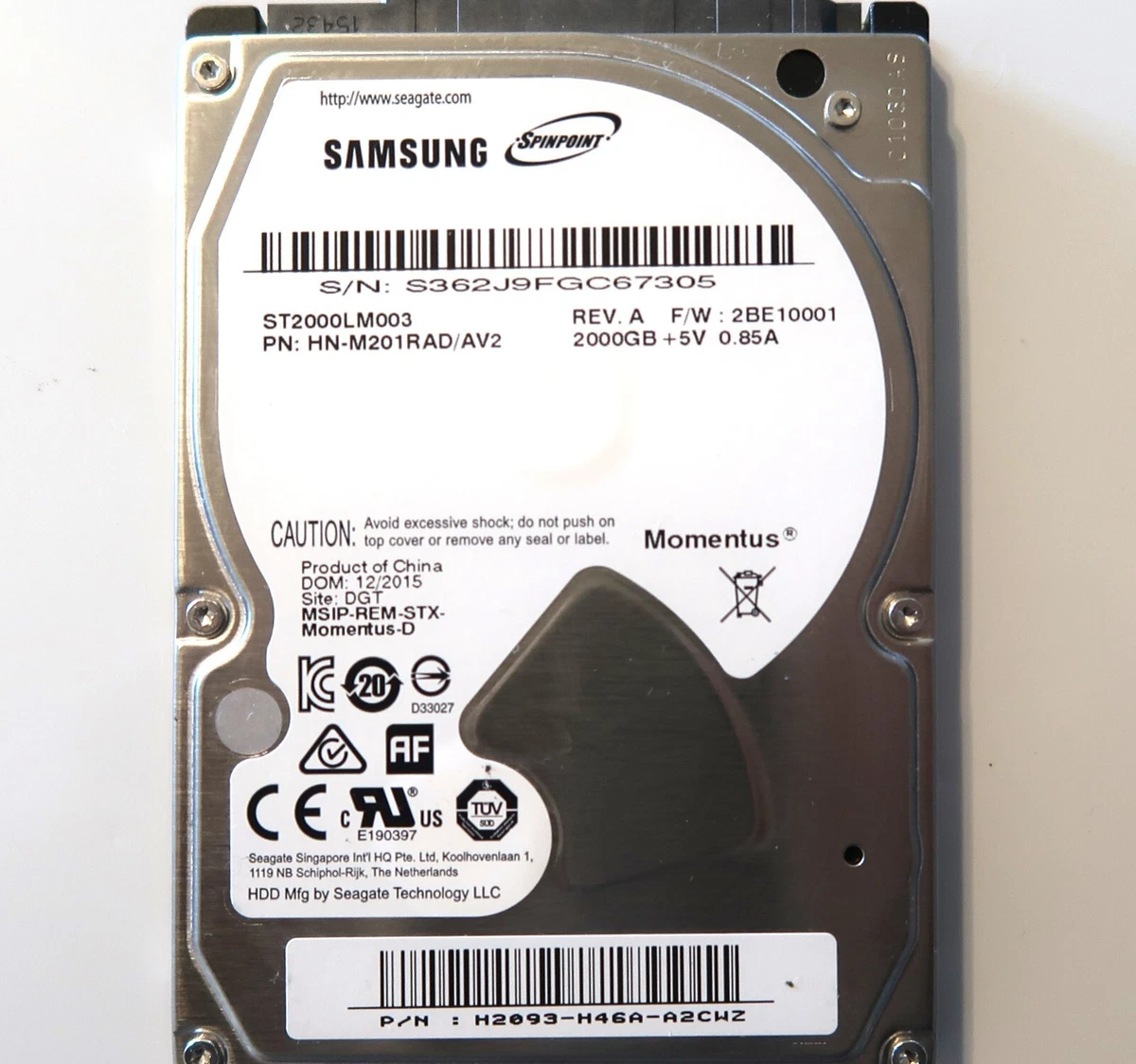 Samsung 2.5 Inch SATA 2TB Internal Hard Disk Drives for sale | eBay