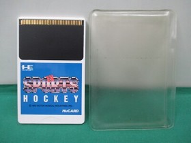 NEC PC Engine HuCARD -- TV SPORTS HOCKEY -- JAPAN. GAME. Work. 13387