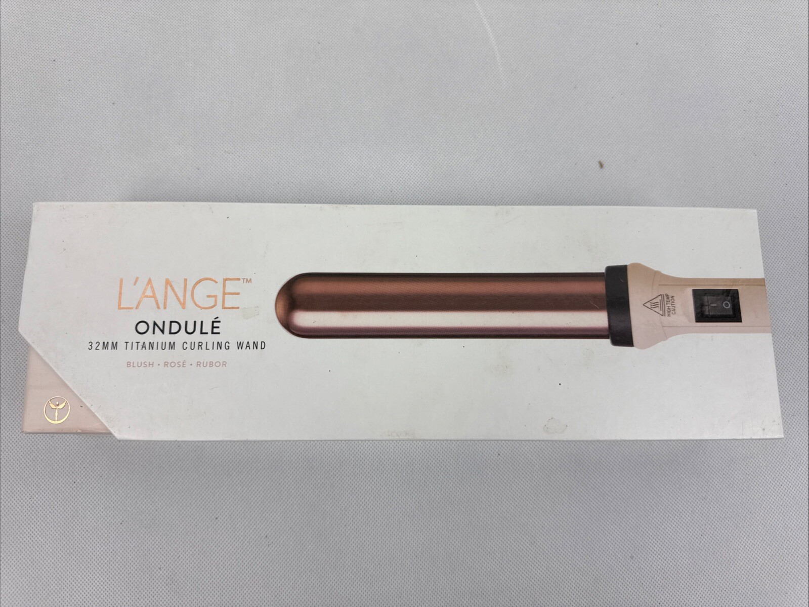 L'ANGE Ondule 25MM Titanium Curling Wand Iron 1” Blush Pink - FREE SHIPPING 
