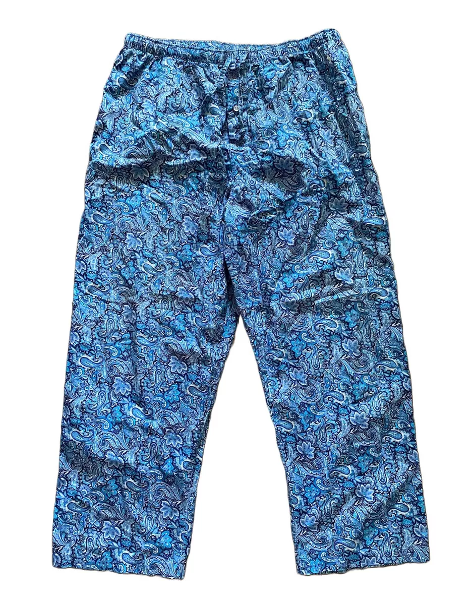 Polo Ralph Lauren Men s Sleepwear Blue Paisley Print Pajama Pants Mens XL 40 42