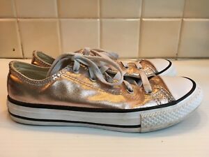 shiny gold converse